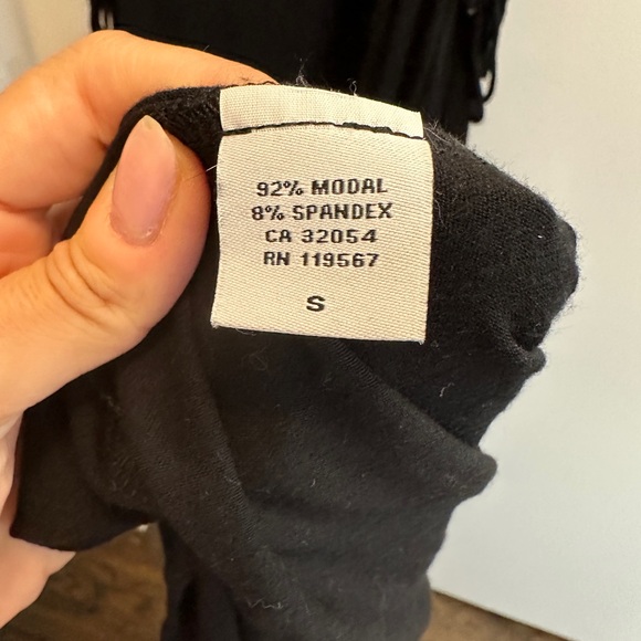 COPY - Rachel Pally Black Lace Up Sides Maxi Dress-Small - Picture 4 of 4